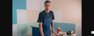 Young technician training in a trade school workshop